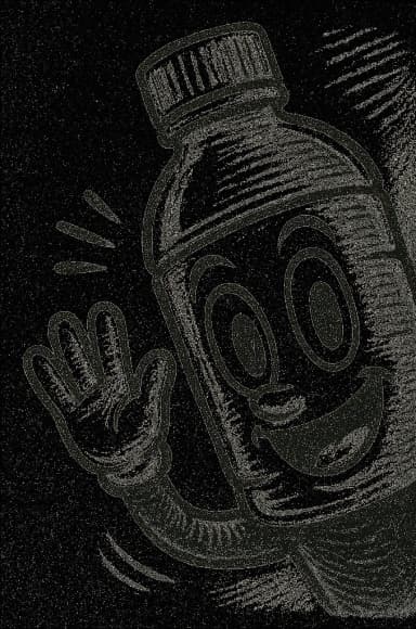 Bottlehead Mascot Waving